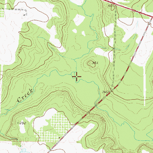 Topographic Map of Elko Creek, GA