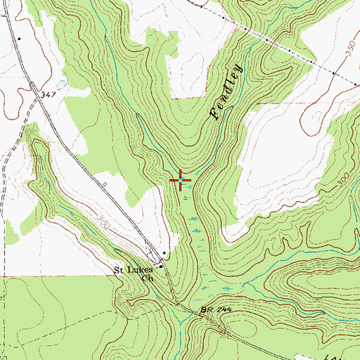 Topographic Map of Engram Branch, GA
