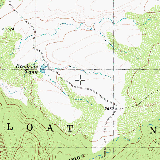 Topographic Map of Luis Maria Baca Grant Float Number Five, AZ