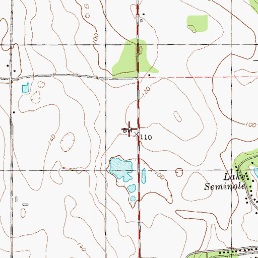 Topographic Map of Fairchild School (historical), GA