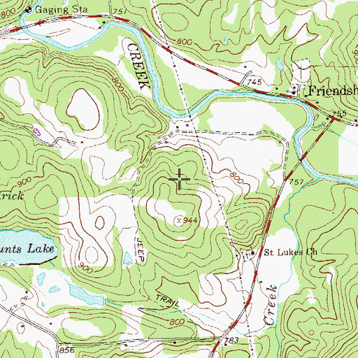 Topographic Map of Fite School, GA