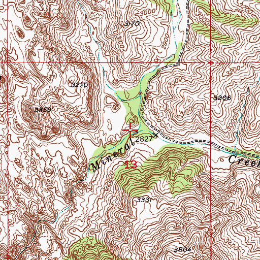 Topographic Map of Lyons Fork, AZ