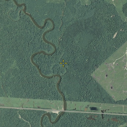 Aerial/Satellite Image of Flat Creek, GA