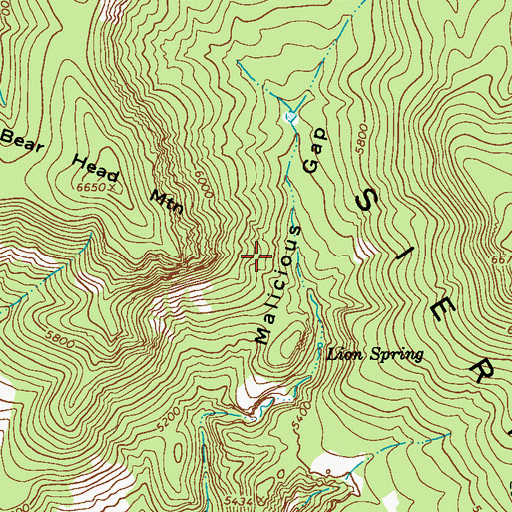 Topographic Map of Malicious Gap, AZ