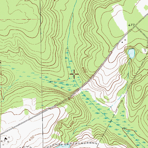 Topographic Map of Gormley Branch, GA