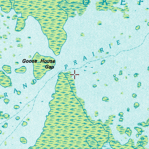 Topographic Map of Grand Prairie, GA