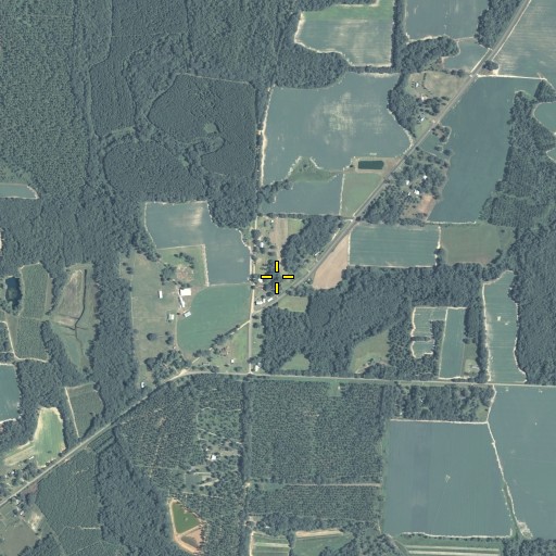 Aerial/Satellite Image of Grooverville School, GA
