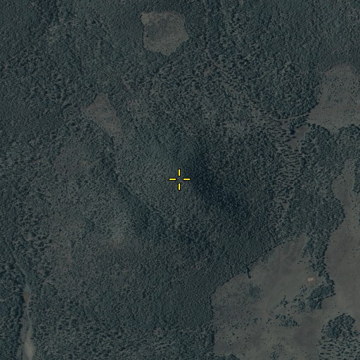 Aerial/Satellite Image of Marshall Mountain, AZ
