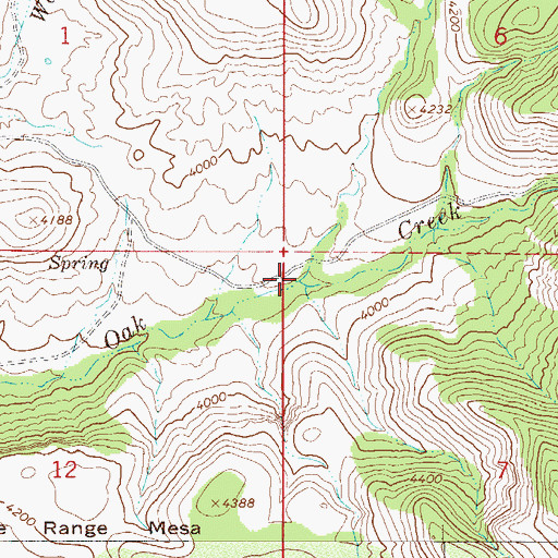 Topographic Map of Maverick Basin, AZ