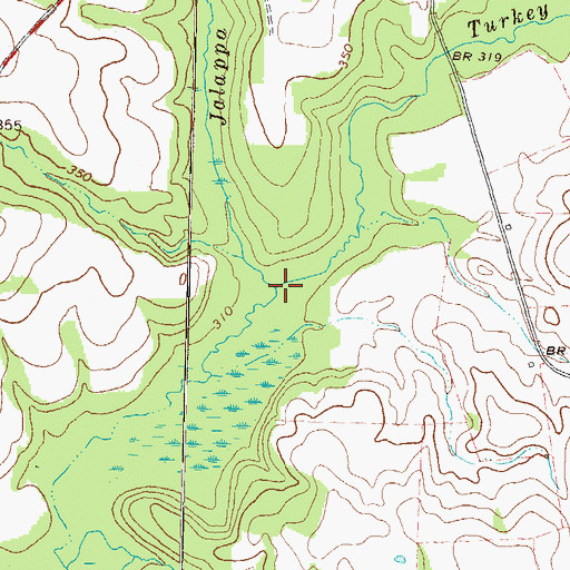 Topographic Map of Jalappa Branch, GA