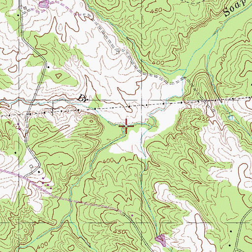 Topographic Map of Jerry Branch, GA
