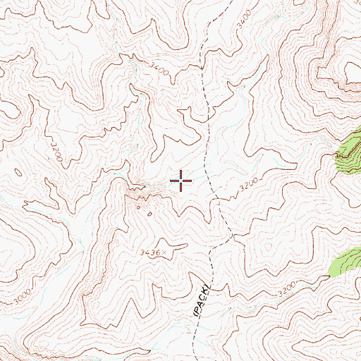 Topographic Map of Mazatzal Wash, AZ