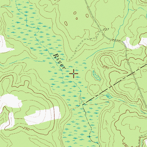 Topographic Map of Jumping Run, GA