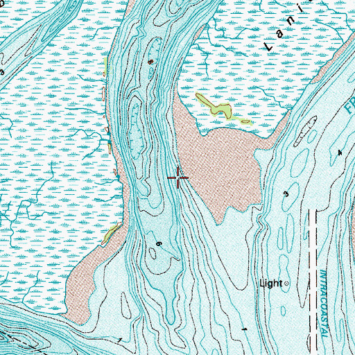 Topographic Map of Mackay River, GA