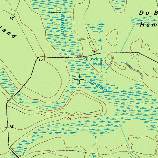 Topographic Map of Maple Branch, GA