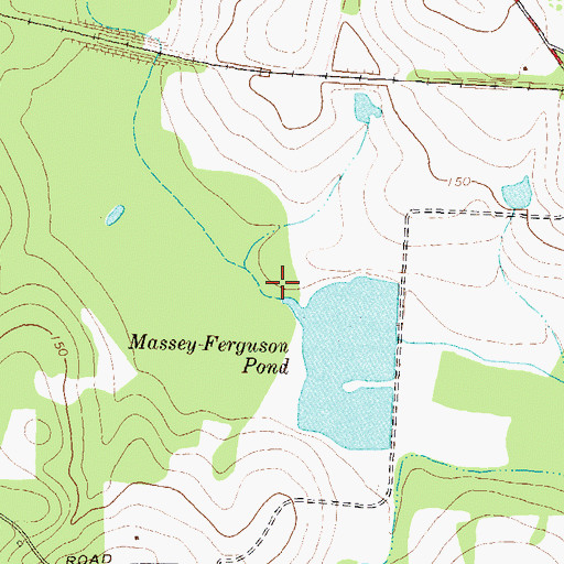 Topographic Map of Masse Branch, GA