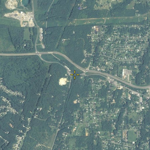 Aerial/Satellite Image of McFarland Gap, GA