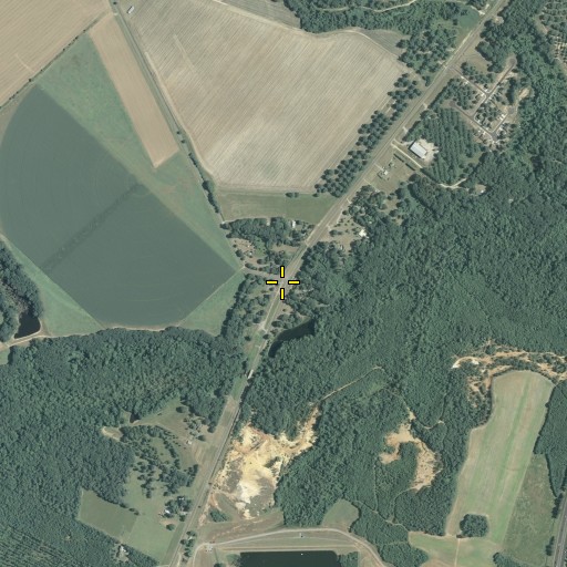 Aerial/Satellite Image of Moss Oak, GA