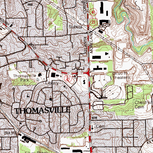 Topographic Map of Mount Carmel Church, GA