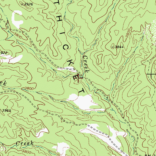 Topographic Map of Mineral Creek, AZ