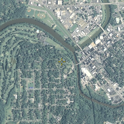 Aerial/Satellite Image of Myrtle Hill Cemetery, GA