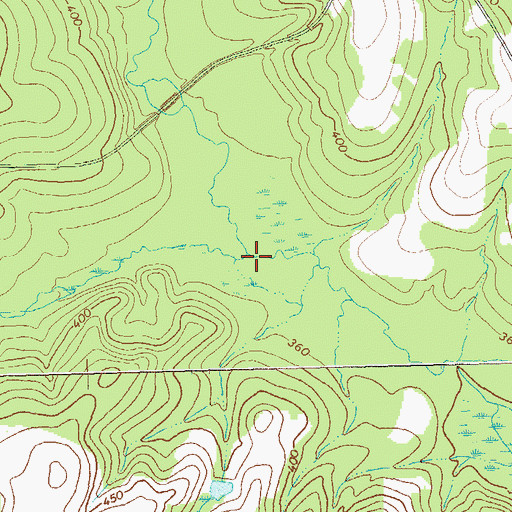 Topographic Map of Ninemile Branch, GA
