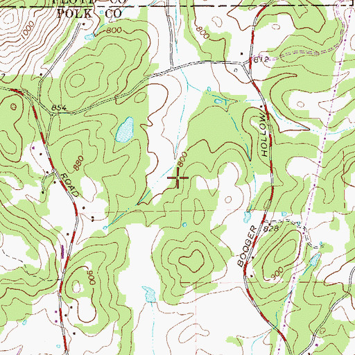 Topographic Map of Optimist Field, GA
