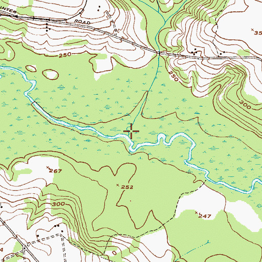Topographic Map of Palmer Branch, GA