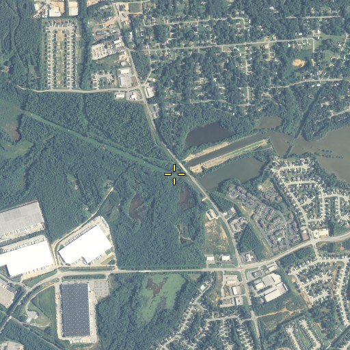Aerial/Satellite Image of Pates Creek, GA