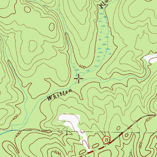 Topographic Map of Plunkett Creek, GA