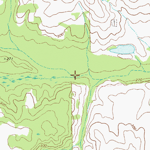 Topographic Map of Po Joe Branch, GA