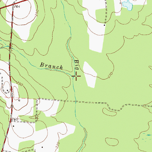 Topographic Map of Poplar Head Branch, GA
