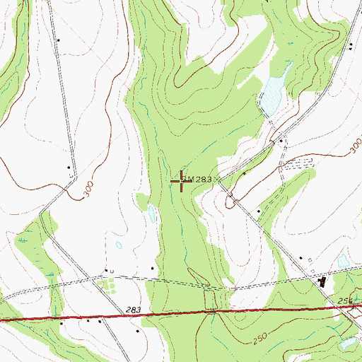 Topographic Map of Reedy Branch, GA