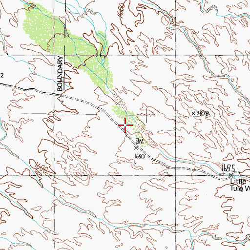 Topographic Map of Copper Canyon, AZ