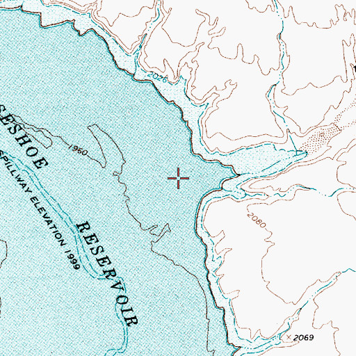 Topographic Map of Mullen Wash, AZ