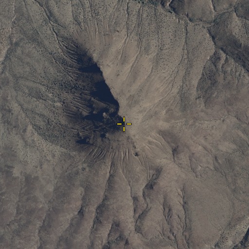 Aerial/Satellite Image of Mulligan Peak, AZ