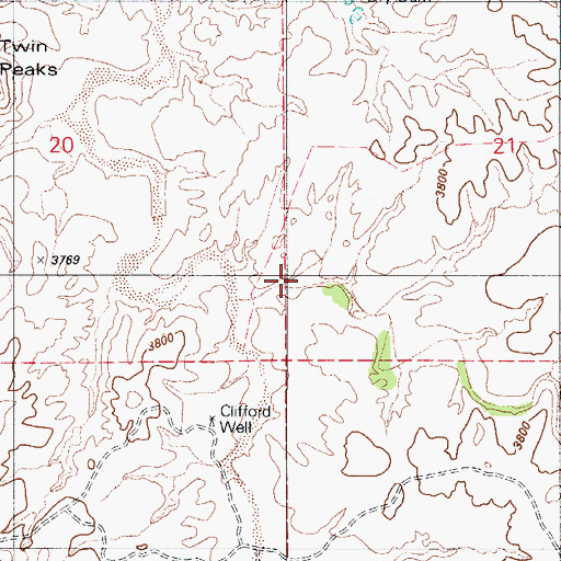 Topographic Map of Murphy Canyon, AZ