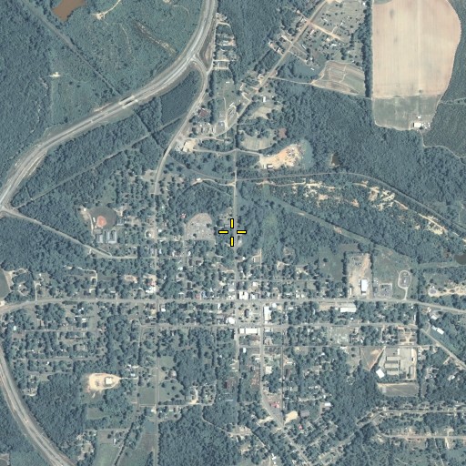 Aerial/Satellite Image of Saint Marks Church, GA