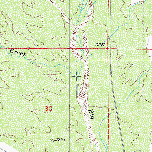 Topographic Map of Copper Creek, AZ
