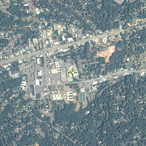 Aerial/Satellite Image of Saint Mary's Hospital of Athens, GA