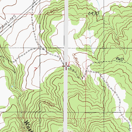 Topographic Map of Nagiller Ranch (historical), AZ