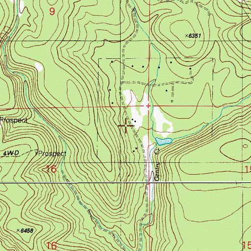 Topographic Map of Nail Ranch, AZ