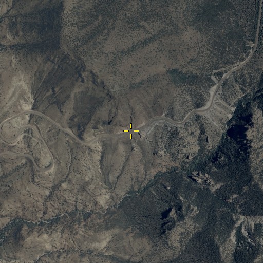 Aerial/Satellite Image of Needles Eye, AZ