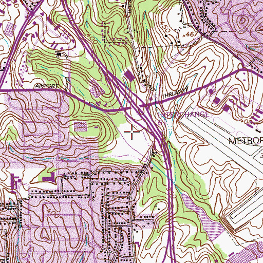 Topographic Map of Lake Somerset, GA