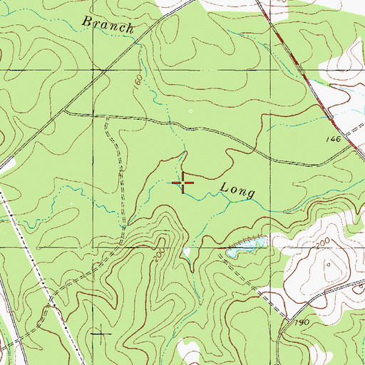 Topographic Map of Southwell Branch, GA