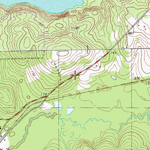 Topographic Map of Star Bethel Church, GA