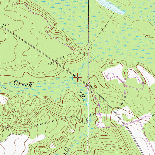 Topographic Map of Still Branch, GA