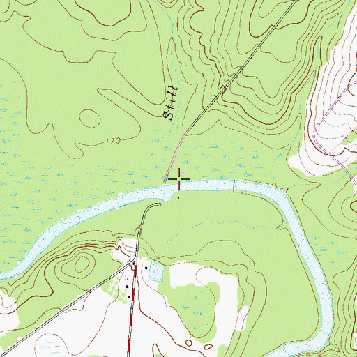 Topographic Map of Still Branch, GA