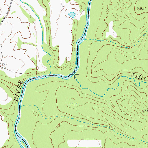 Topographic Map of Still Branch, GA