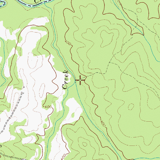 Topographic Map of Susan Smith Branch, GA